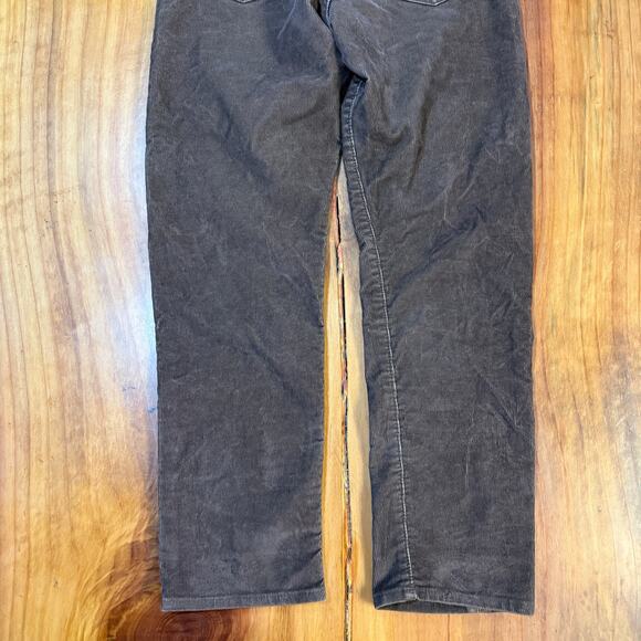 Levi's Wedgie Straight Pants Women's 28 x 8 LVC Premium Stretch Corduroy H4-9 - Picture 7 of 9